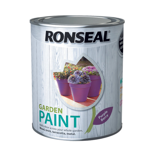 Ronseal Garden Paint 750ml Purple Berry