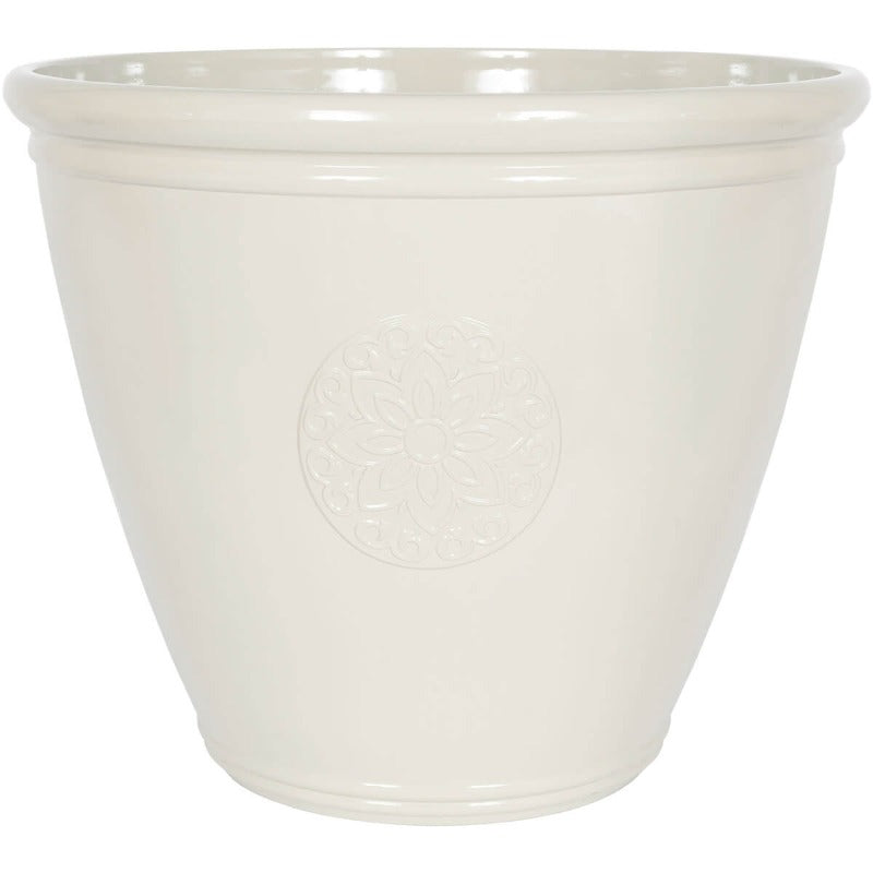 Eden Emblem Garden Planter White 45cm