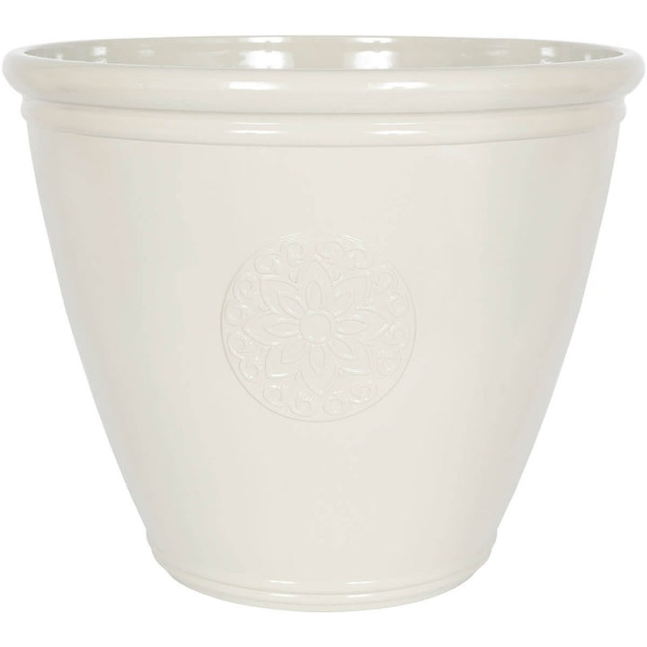 Eden Emblem Garden Planter White 45cm