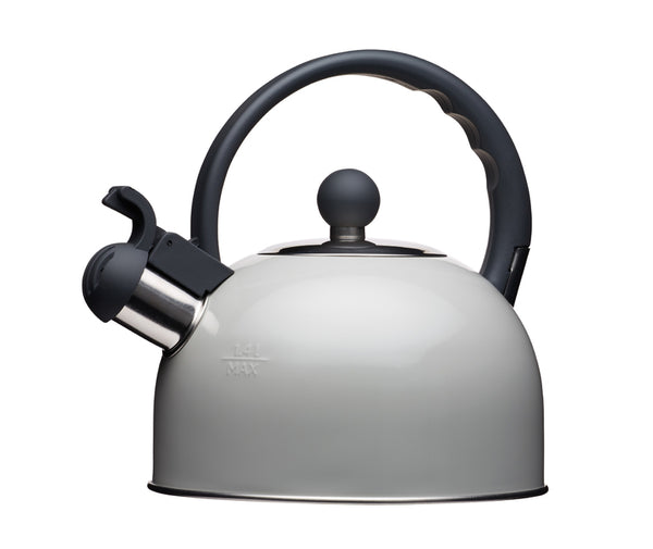 Kitchen Craft Living Nostalgia Whistling Kettle Grey