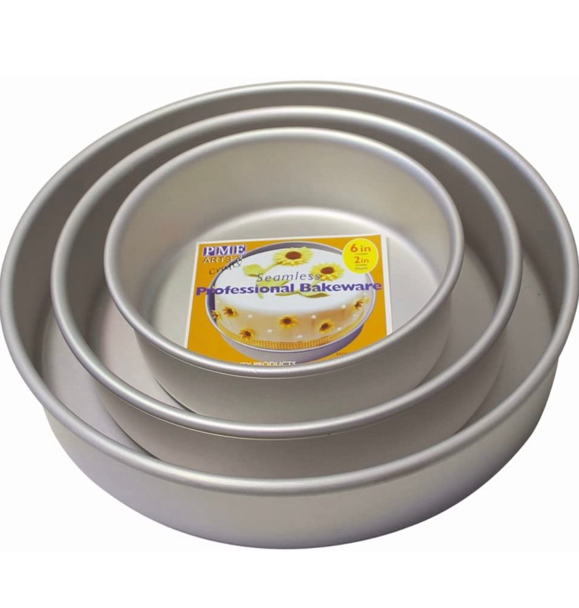 PME Round Cake Pan 8x2 Inch