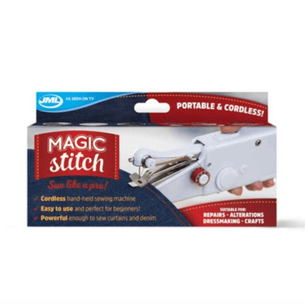 JML Magic Stitch - Hand-held, portable sewing machine.