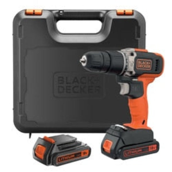 18V Lithium-ion 2 Speed Hammer Drill with 2x 1.5Ah Batteries and 400mA Charger