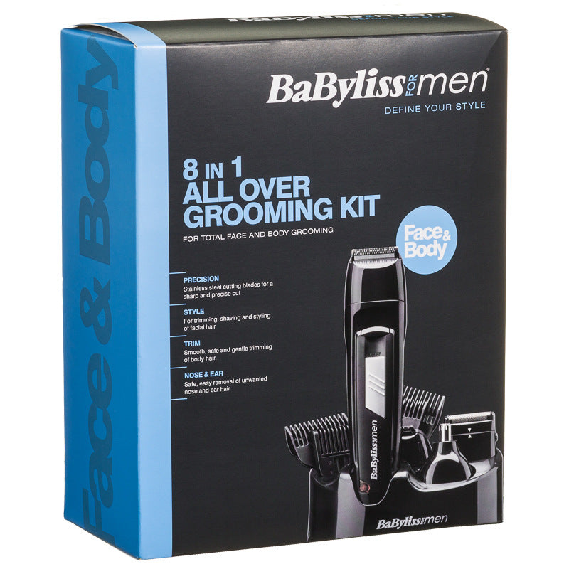 BaByliss Men 8-in-1 All Over Grooming Kit