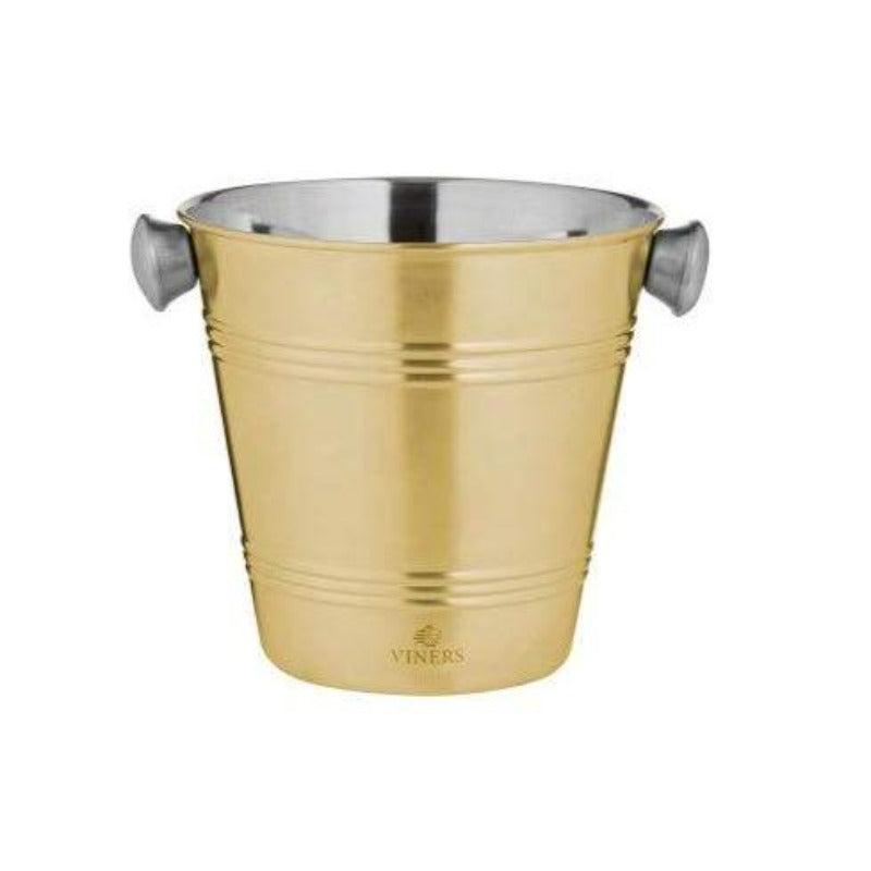 Viners Barware 1L Gold Single Wall Ice Bucket