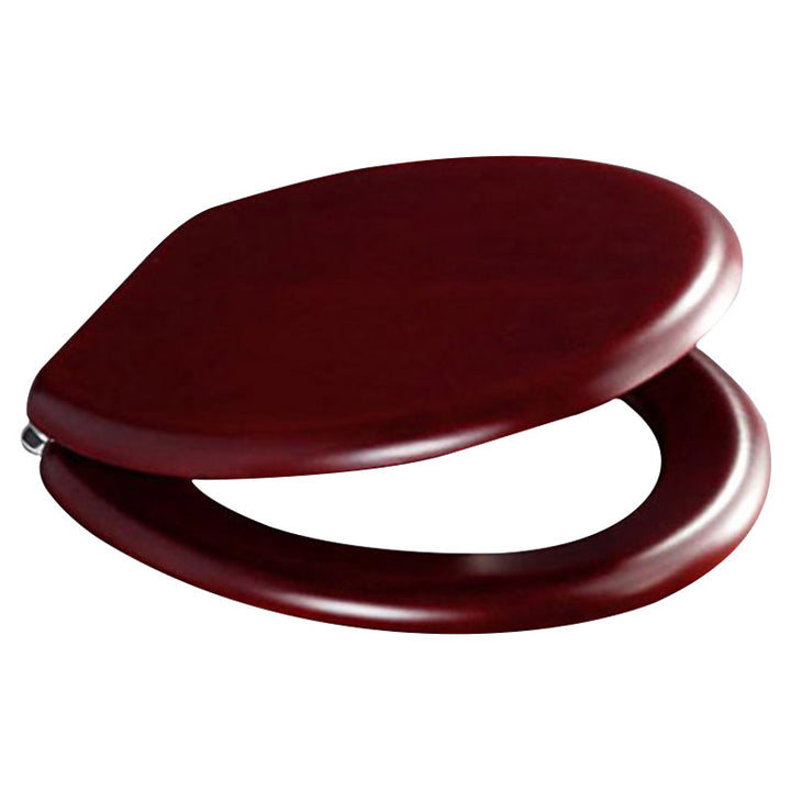 Bemis Mahogany Veneer Toilet Seat