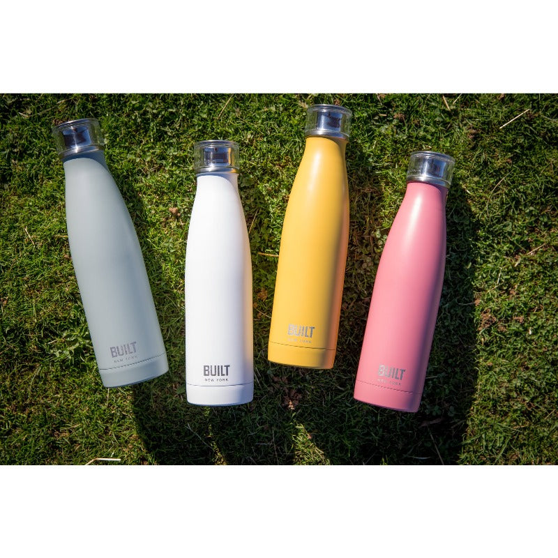 Built 500ml Double Walled Stainless Steel Water Bottle Storm Grey