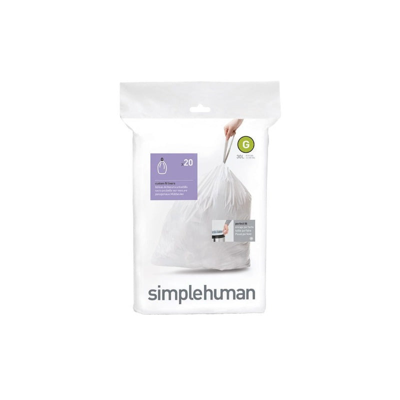 Simplehuman Custom Fit Bin Liners Code (G)