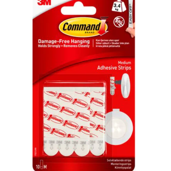 Command™ Medium Adhesive and Refill Strips 3.4KG