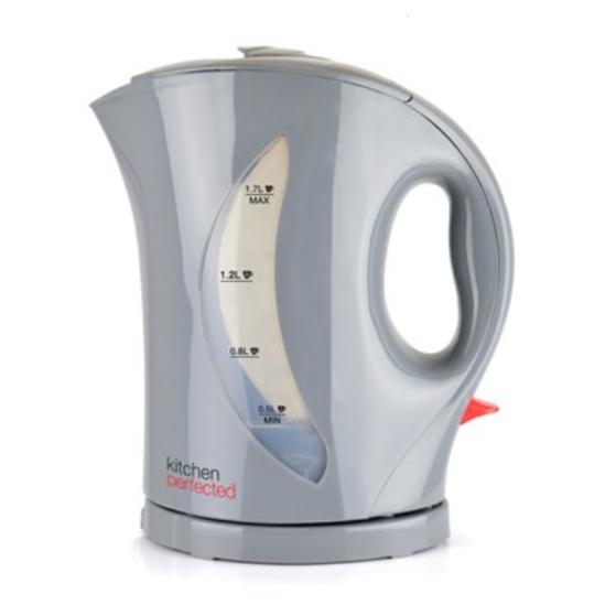 KitchenPerfected 2Kw 1.7Ltr Cordless Kettle - Anthracite Grey