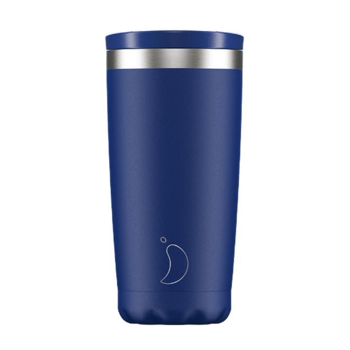 Chilly's Bottles 500 ml Matte Blue Coffee Cup