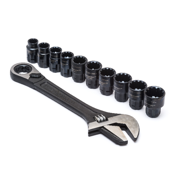 Crescent 11 Piece Pass Through Adjustable Wrench Set