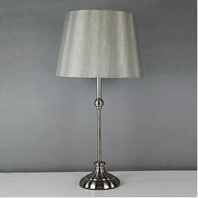 Metal Ball Table Lamp Silver