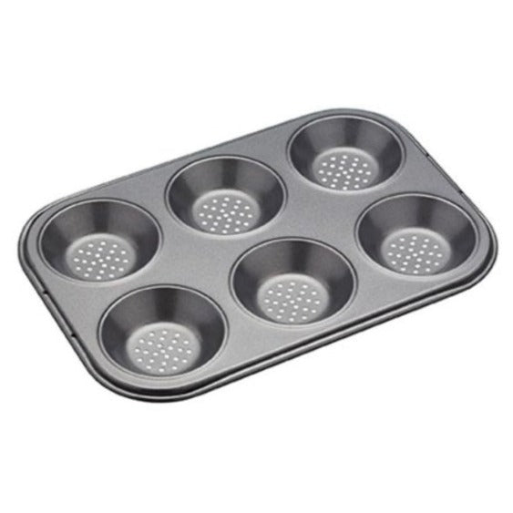 Crusty Bake 6 Hole Shallow Baking Tin