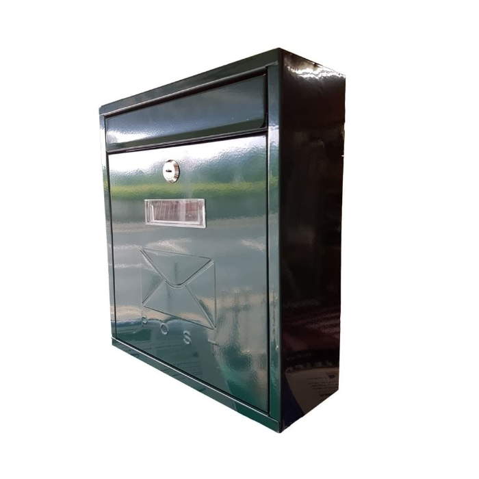 De Vielle Contemporary Black Post Box
