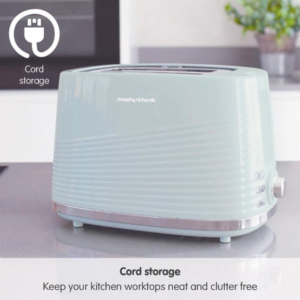 Morphy Richards Dune Sage Green 2 Slice Toaster
