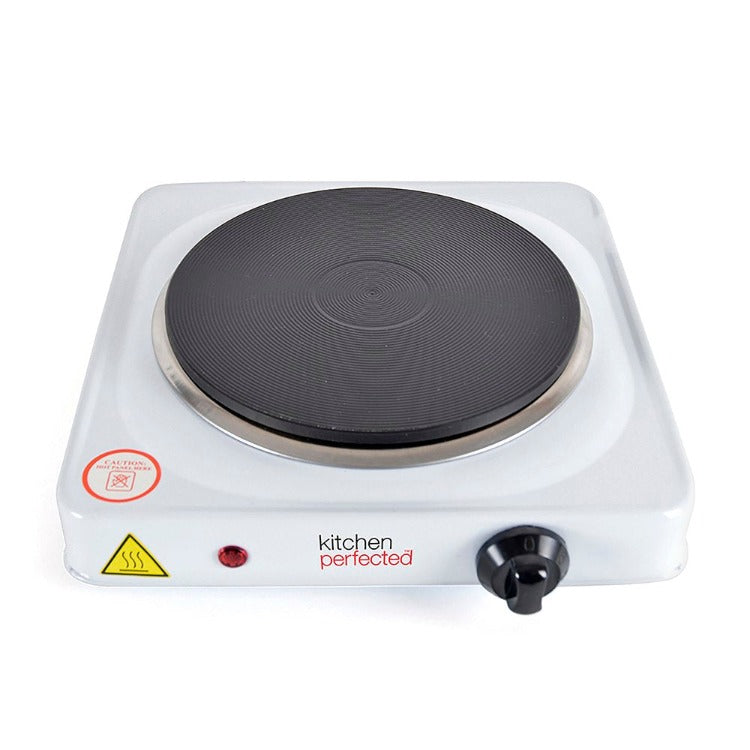 Kitchen Perfected 1500w Single Hotplate - White