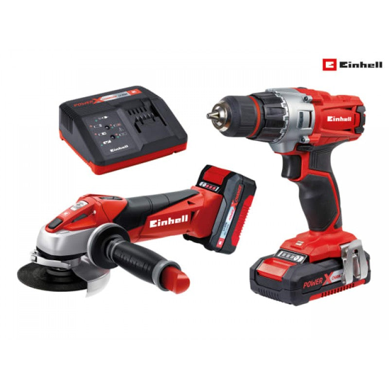 Einhell TE-TK 18 Li Drill & Grinder Kit