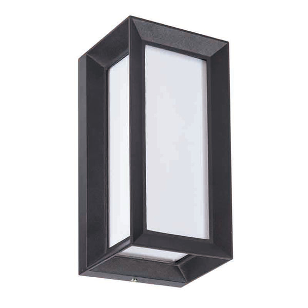 Black Outdoor LED Wall Light