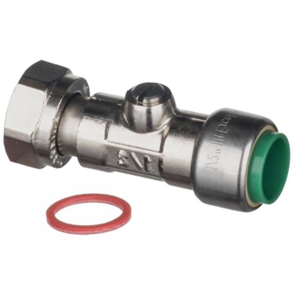 Easi Plumb 1/2" Pushtite Straight Pattern Valve