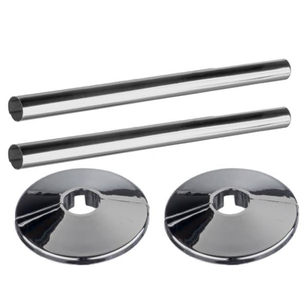 Easi Plumb Chrome Towel Rail Radiator Decoration Kit
