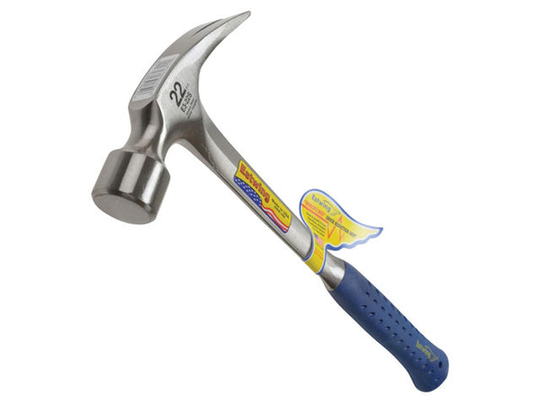 Estwing Straight Claw Framing Hammer - Vinyl Grip 24oz