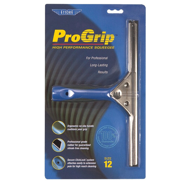 Ettore Pro Grip Square Window Squeegee