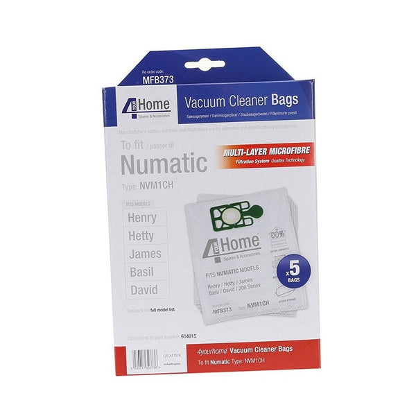 Numatic Replacement Vacuum Cleaner Bags