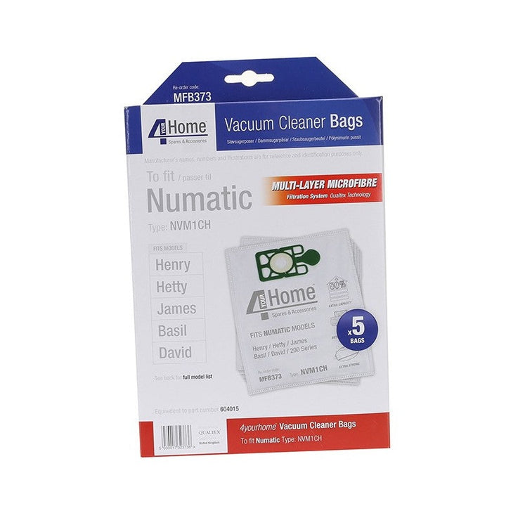 Numatic Replacement Vacuum Cleaner Bags