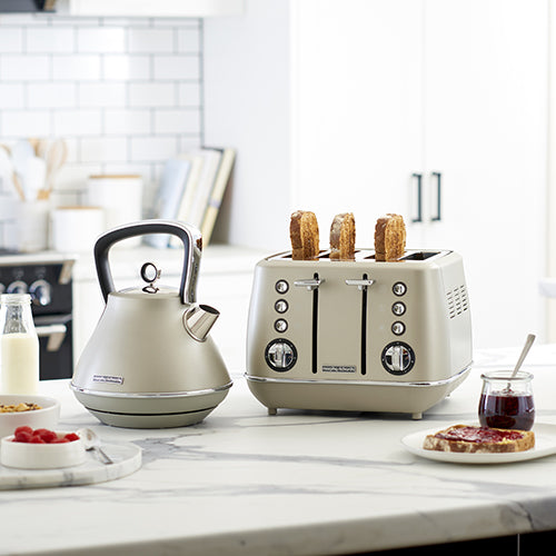 Morphy Richards Evoke Platinum 4 Slice Toaster