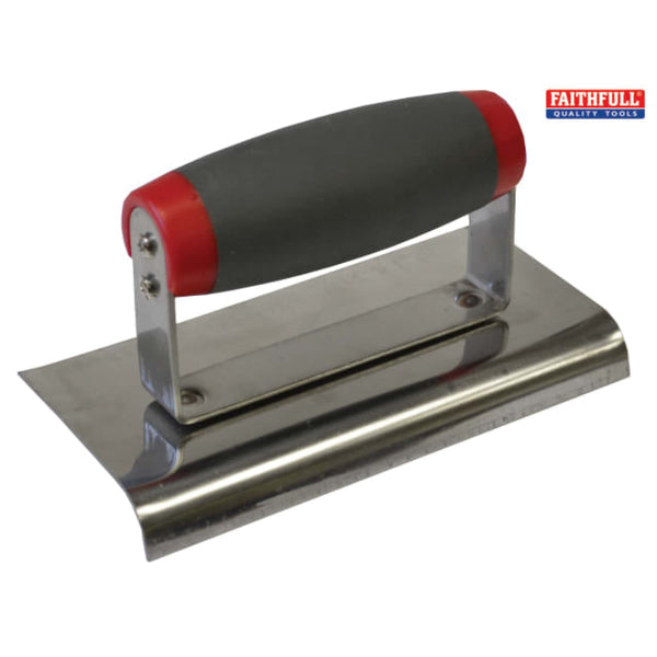 Edging Trowel Soft Grip Handle 6 x 3inch