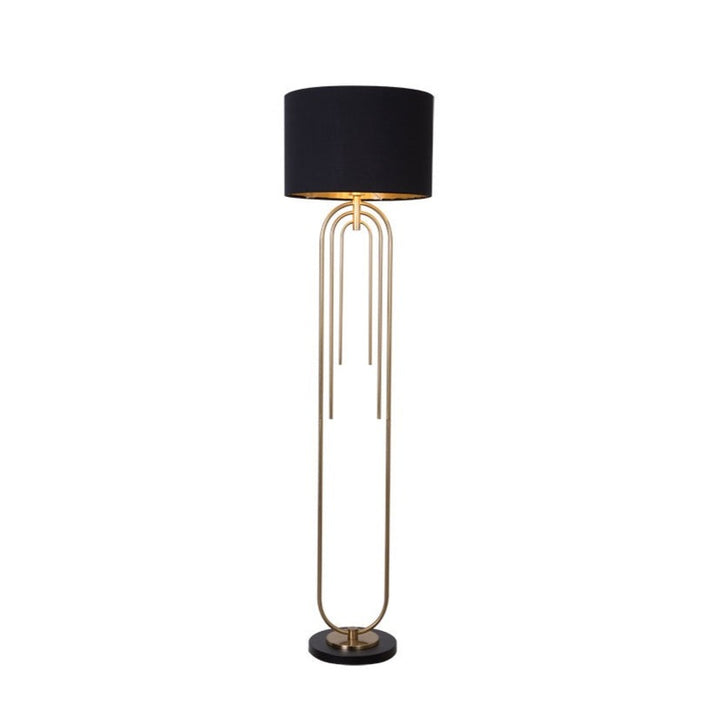 Roberta Matt Brass & Black Floor Lamp