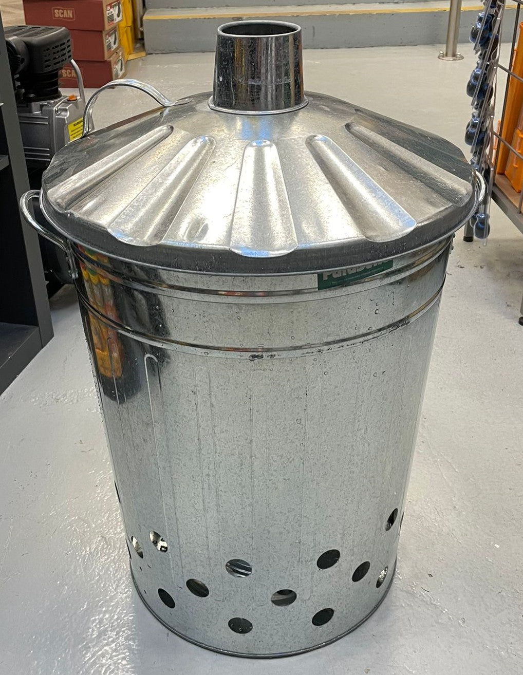 Galvanised 75L Incinerator