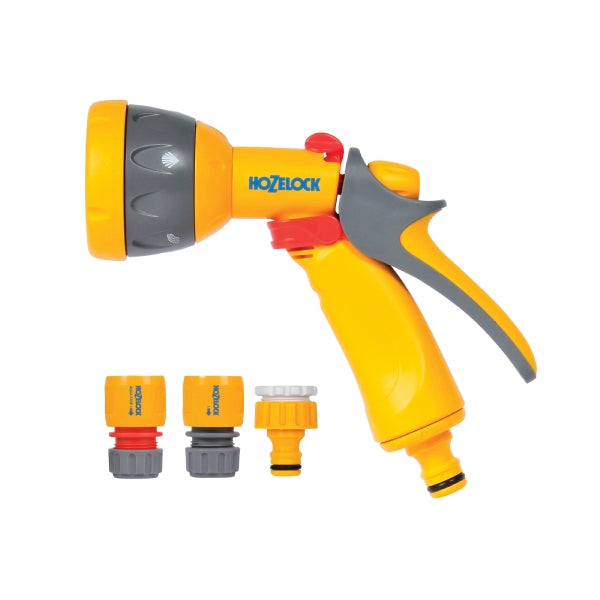 HOZELOCK MULTISPRAY GUN & FITTINGS SET