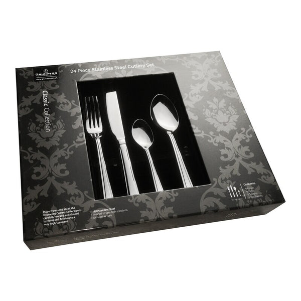 Grunwerg Classic Harley 24 Piece Cutlery Set