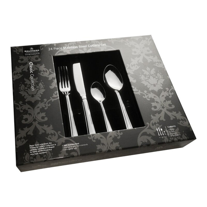 Grunwerg Classic Harley 24 Piece Cutlery Set