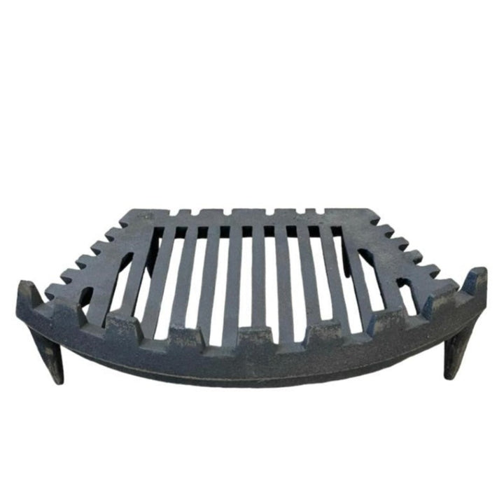 Heavy Duty Cast Iron 16 Inch Round Front Fire Grate with Legs