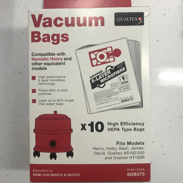 4YourHome Bag No. NVM-1CH 604015 & 907075 Microfibre Vacuum Cleaner Bag Numatic Henry Hoover