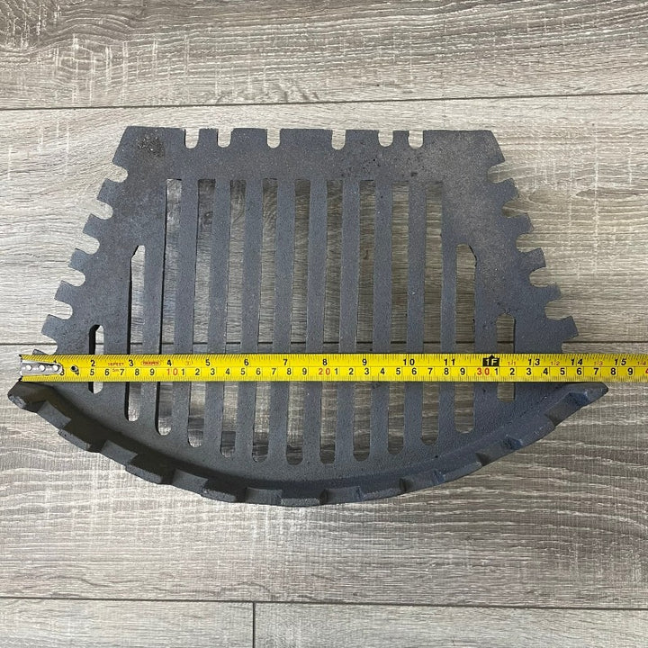 Heavy Duty Cast Iron 16 Inch Round Front Fire Grate with Legs