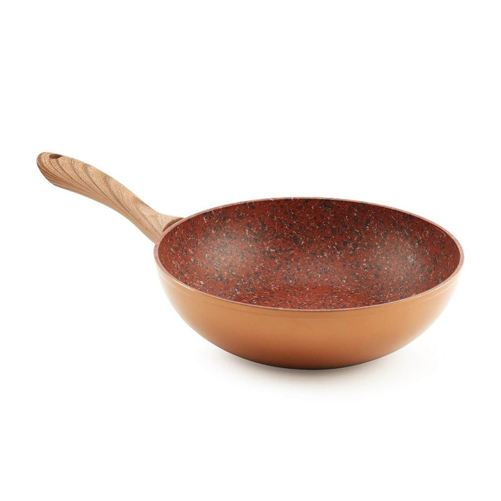 JML Copper Stone Pans: 28cm Wok, Super-Non-Stick