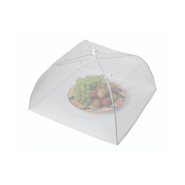KitchenCraft 30cm White Umbrella Food Cover