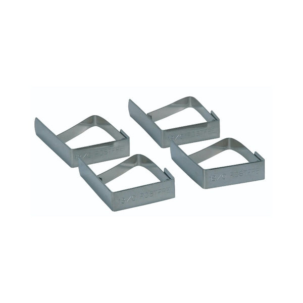 KitchenCraft Set of 4 Stainless Steel Table Cloth Clips