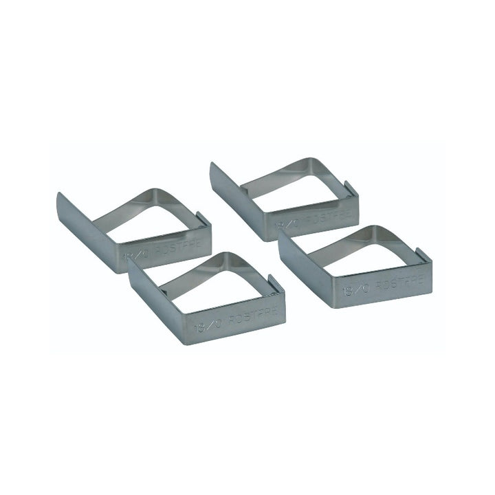 KitchenCraft Set of 4 Stainless Steel Table Cloth Clips