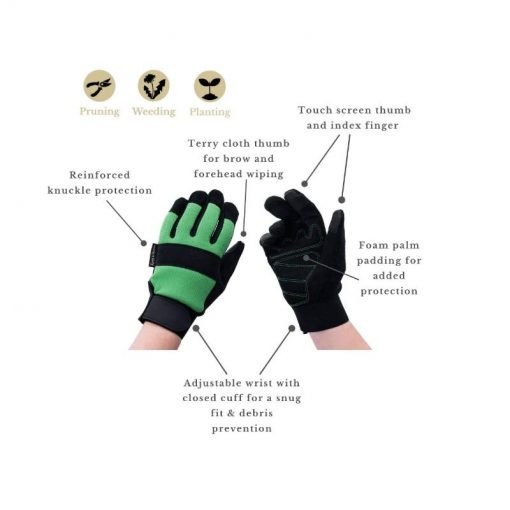 Kent & Stowe Flex Protect Multi-Use Gloves - Green Large