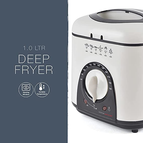 Lloytron 1 Litre Kitchen Perfected Compact Deep Fryer