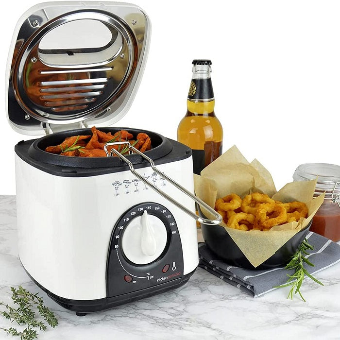 Kitchen Perfected 1 Litre Deep Fryer - Deep Fat Fryer Smyths Homevalue