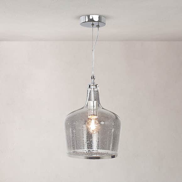 Lenny 1 Light Pendant Glass Ceiling Light
