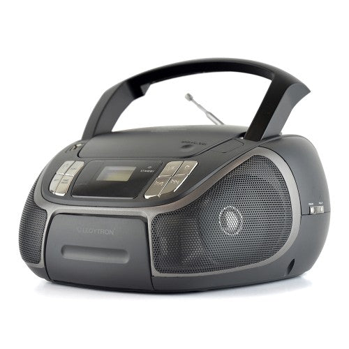 Lloytron Portable Stereo CD Radio with Bluetooth - Black