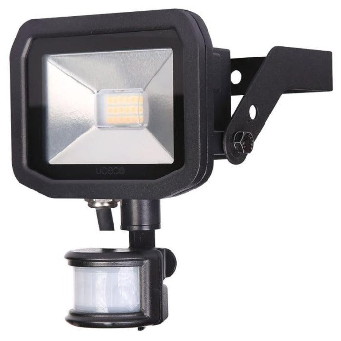 Luceco Slimline Guardian LED Floodlight & PIR 8W 3000K - Smyths Homevalue