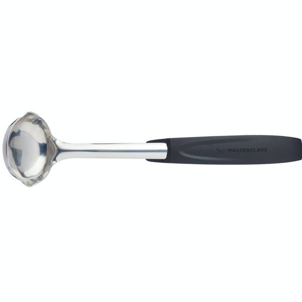 MasterClass Stainless Steel Sauce Ladle - Black